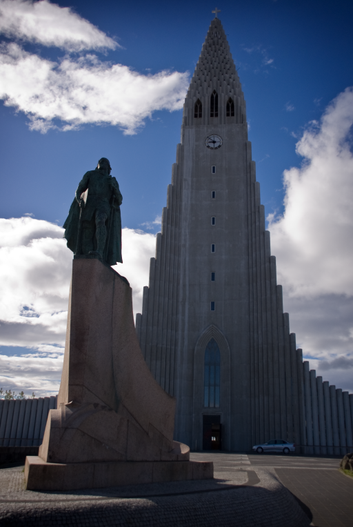 Kostol Hallgrímskirkja v Reykjaviku